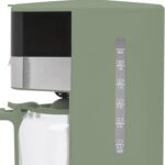 Haden Programmable Drip Coffee Maker, 12 Cup Cafe Machine & Carafe, Green/Chrome - Image 10