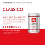 Illy Classico Whole Bean Coffee, Medium Roast, Classic Roast With Notes Of Caramel, Orange Blossom And Jasmine, 100% Arabica Coffee, No Preservatives, 8.8 Ounce Can (Pack Of 1) - Image 4