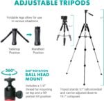 Movo iVlogger-PRO Vlogging Kit with Full Tripod for iPhone/Android - USB-C/Lightning YouTube Starter Kit for Content Creators - Accessories: Phone Tripod, Phone Mount, RGB Light and VXR10 Shotgun Mic - Image 8