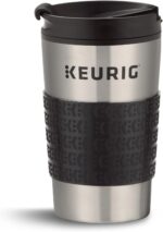Keurig K-Elite Single-Serve K-Cup Pod Coffee Maker, Brushed Silver & Travel Mug Fits K-Cup Pod Coffee Maker, 1 Count (Pack of 1), Stainless Steel - Image 6