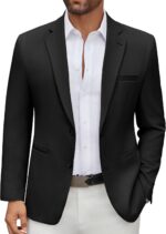 COOFANDY Men's Casual Blazer Regular Fit Lightweight Two Button Sport Coat Suit Jacket - Image 2