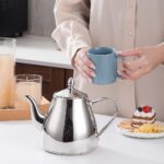 SANQIAHOME Stainless Steel Teapot with Infuser 1500ml - Image 3