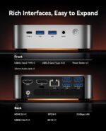 ACEMAGICIAN M1 Mini PC AMD Ryzen 7 6800H 32GB DDR5 1TB PCle SSD Mini Computers (8C/16T, up to 4.7GHz), Windows 11 Pro Radeon 680M 4K Triple Display Desktop Computers 3.2Type-C/LAN 2.5G/BT5.2/WiFi 6 - Image 8
