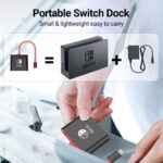 Switch Dock Replacement for Offical Nintendo Switch Dock, Portable Switch TV Adapter 3 in 1with 4K HDMI USB 3.0 PD Port Compatible with Switch OLED Steam Deck (NOT for Switch 2) - Image 4