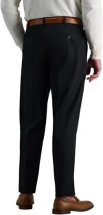 Haggar Men's Premium No Iron Khaki Classic Fit Flat Front Casual Pant (Regular and Big & Tall Sizes) - Image 4