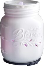 Airome Mason Jar Medium Essential Oil Diffuser|100 mL Humidifying Ultrasonic Aromatherapy Diffuser 8 Colorful LED Lights, Intermittent & Continual Mist, Auto Shut-Off - Image 2