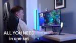 Live Video Streaming Kit, Includes 1080p 30 FPS Webcam, RGB USB Microphone, Adjustable LED Light for Twitch, YouTube, Podcast and WFH. for PC and Laptop (Not for PS5 & Xbox) - Image 9