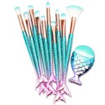 11PCS Makeup Brushes Set, Stocking Stuffers for Teen Girls Kids Women, Foundation Eyebrow Blush Brushes, Easter Basket Stuffers Essentials, Christmas Gifts for Grandkids Teens Girls Accessories Stuff - Image 2