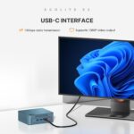 BOSGAME E2 Mini PC Ryzen 5 3550H(Max 3.7GHz) DDR4 Mini Computers, 16GB RAM 512GB NVMe SSD, Dual HDMI, 4 USB Ports, 1 RJ45 Ethernet Ports, Wi-Fi 5, BT5.0 - Image 7