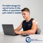 Roscoe Medical TENS Unit and EMS Muscle Stimulator - 4-Channel OTC TENS Machine for Back Pain Relief, Lower Back Pain Relief, Neck Pain, Includes Case, Pain Relief, Muscle Recovery - Image 13