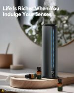 1800 Sq Ft Waterless Diffuser, 100ml Hotel Collection Diffuser Scent Air Machine for Home Cold Air Essential Oil Diffuser for Large Room Office Quiet (Titanium Gray) - Image 6