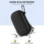 AGPTEK MP3 MP4 Player Case for 2.4 inch MP3 Player, for Gracioso/for ChenFec/for Safuciiv/for RUIZU/for Aiworth and Other MP3 Players Under 2.4 inch, Portable Case with Metal Carabiner Clip - Image 6