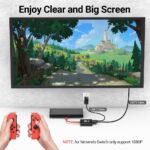 Switch Dock Replacement for Offical Nintendo Switch Dock, Portable Switch TV Adapter 3 in 1with 4K HDMI USB 3.0 PD Port Compatible with Switch OLED Steam Deck (NOT for Switch 2) - Image 5