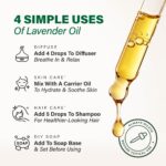KUKKA Lavender Essential Oils - 4 Fl Oz - for Hair, Skin, Diffuser, Aromatherapy & DIY Soap Making Scent - Image 6