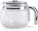 Smeg 50's Retro Style Aesthetic Drip Coffee Machine with 10 Cup Glass Carafe, Auto Start Feature, Keep Warm Plate, and Two Coffee Strength Settings (Pastel Blue) - Image 5