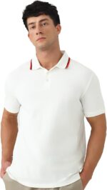 MagnaMan Slim Fit Short Sleeve Polo Shirts for Men - Cotton, Business Casual Stretch Shirt, Breathable Golf & Office Wear - Image 4