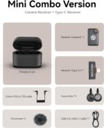 Hollyland Lark M2S Mini Combo (Camera RX+Type-C RX) Wireless Microphone for Camera/iPhone/Android/Laptop, 7g Lightweight, Titanium Clip, 300m Range, Content Creators, Online-Teaching, Streaming - Image 9