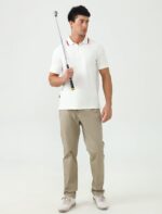 MagnaMan Slim Fit Short Sleeve Polo Shirts for Men - Cotton, Business Casual Stretch Shirt, Breathable Golf & Office Wear - Image 6