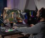 Podcast Equipment Bundle, Mixer with 48V XLR Condenser Microphone, TF card,5RGB,Surround Sound,Suitable for Streaming/TikTok/YouTube, Compatible with Mobile Phones, PC,Camera RS2 - Image 10