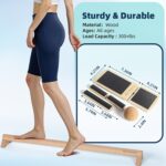 Versatile 40 Inch Beech Wood Balance Beam for Home Use - Enhance Balance, Ankle Strengthener Foot Exerciser for Sprained, Physical Therapy Purposes for Plantar Fasciitis Relief - Image 5