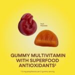 Nature's Way Alive! Men’s 50+ Daily Gummy Multivitamins, Supports Healthy Brain, Eyes, Heart*, B-Vitamins, Gluten-Free, Vegetarian, Fruit Flavored, 60 Gummies (Packaging May Vary) - Image 4