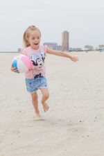 Disney Minnie Mouse Rainbow Floral T-Shirt and Chambray Shorts Outfit Set Infant to Big Kid Sizes (12 Months - 14-16) - Image 3