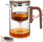 Enchanti Tea Pot, Glass Teapot with Removable Infuser, Magnetic Loose Leaf Tea Steeper, Magic Witchcraft Tea Pot with Strainer for Water Separation, Gift Package, 27oz/800ml - Image 2