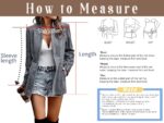 chouyatou Women's Casual Business Open Front Long Sleeve Notch Lapel Office Blazer Jacket - Image 6