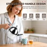 Jadeshay Tea Kettle, 1L Large Stainless Steel Teapot Coffee Pot with Removable Filter for Home, Hotel, Cafe, Bar, Restaurant - Image 7