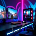 Black Headset Microphone Adjustable 360 Degrees Bendable Jack Headphone Controller Z5a5 Combined 3.5mm Game Gaming Mic to Mic PC Game Headsets - Image 6