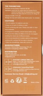 SALKING Autumn Fragrance Oils, Premium Fall Essential Oils for Diffuser, Scented Oils Gift Set for Soap Candle Making Scents - Cinnamon, Pumpkin Spice, Apple Cider, Vanilla, Forest Pine, Snickerdoodle - Image 10