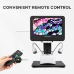 Andonstar AD246S-M HDMI Digital Microscope 2000x for Adults, 3 Lens 2160P UHD Video Record, 7 Inch LCD Soldering Microscope for Electronics Repair, Error Coins, Pro Boom Arm Stand, Windows Compatible - Image 10