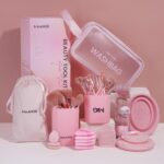 MAANGE Makeup Brush Set 51 PCS Professional Makeup Brushes for Foundation Powder Concealers Eye shadows Blending Blush Travel Make up Brush Kit (Pink) - Image 8