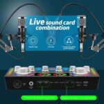 Q7 Podcast Equipment Bundle for 2,DJ Mixer with BM800 Podcast Microphone Bundle Studio Condenser Microphone Perfect for Podcasting, Recording, Singing, TikTok Live Vlog,Streaming and Gaming - Image 3
