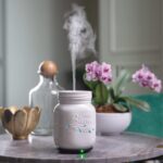 Airome Mason Jar Medium Essential Oil Diffuser|100 mL Humidifying Ultrasonic Aromatherapy Diffuser 8 Colorful LED Lights, Intermittent & Continual Mist, Auto Shut-Off - Image 4