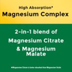 Nature Made High Absorption Magnesium Complex Soft Chews, Magnesium Supplement for Muscle, Heart, Bone Support, Magnesium Citrate & Malate Blend 250 mg per Serving, 40 Vegetarian Chews, 20 Day Supply - Image 4