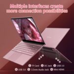 15.6" Student Laptop with Backlit Keyboard|16GB RAM 512GB SSD Laptop Computer|1920×1080 FHD Eye Protection Display|Fingerprint|38Wh Large Battery|180°Open Angle|WiFi|Webcam|BT 4.2|HDMI - Image 7