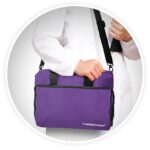 ASA TECHMED Nurse Bag for Medical Equipment, Nurse Accessories Bag Ideal for Doctors, Nurses, Home Health Aids, Medical Students (Purple) - Image 8