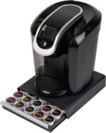 Mind Reader Single Serve Coffee Pod Drawer, 30 Pod Capacity, Countertop Organizer, 10.5"L x 12.75"W x 2.5"H, Black - Image 6