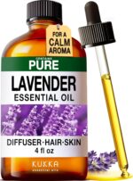 KUKKA Lavender Essential Oils - 4 Fl Oz - for Hair, Skin, Diffuser, Aromatherapy & DIY Soap Making Scent - Image 2
