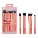 Real Techniques 4 Piece Face Base Makeup Brush Set, For Concealer, Foundation, Contour, & Setting Powder, Makeup Brushes For Blending & Buffing, & Sculpting, Travel Friendly, Gift Set, Cruelty-Free - Image 2