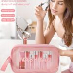 70Pcs Pink Makeup Brushes Set Professional Makeup Kit Multi-functional Makeup Tool Set with Case Facial Makeup Accessories, Foundation Makeup Brush Kit Eye and Face Make up Brushes & Tools - Image 4