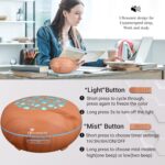 Diffuserlove Essential Oil Diffuser 550ML Diffuser Remote Control Wood Grain Aroma Diffuser Cool Mist Humidifier with 4 Timer, 7 Color LED Lights, Auto Shut-Off for Home Bedroom Office - Image 6