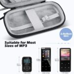 AGPTEK MP3 MP4 Player Case for 2.4 inch MP3 Player, for Gracioso/for ChenFec/for Safuciiv/for RUIZU/for Aiworth and Other MP3 Players Under 2.4 inch, Portable Case with Metal Carabiner Clip - Image 3