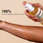 Vitamin E Oil 8 Fl Oz Organic Vitamin E oil for Skin Vitamine oils for Scars Hair,Face,Nail,Scalp Perfect Bath and Body Oil Cold Pressed Hexane Free Non-GMO Gluten Free Formula - Image 4
