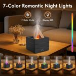 Essential Oil Diffuser, 280ML Ultrasonic Humidifier with Essential Oil Diffuser, Remote Control, Timer & Waterless Auto-Off, 7 LED Colors, for Home Bedroom Office Yoga Room Spa Room - Image 5