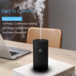 USB Diffuser for Essential Oils, Car Air Fresheners Fragrance Humidifiers, USB Powered Portable Cool Mist Ultrasonic Humidifiers for Car Home Office Bedroom (Plain Black) - Image 3
