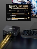 GMKtec Gaming Mini PC Ryzen 7640HS (Upgraded 6600H/6800U) 16GB DDR5 512GB SSD Dual NIC LAN 2.5GbE Desktop Computers Office Home, USB4/ Triple 4K Display/WiFi 6 BT5.2/ M6 Ultra - Image 7