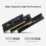 BOSGAME E2 Mini PC Ryzen 5 3550H(Max 3.7GHz) DDR4 Mini Computers, 16GB RAM 512GB NVMe SSD, Dual HDMI, 4 USB Ports, 1 RJ45 Ethernet Ports, Wi-Fi 5, BT5.0 - Image 4