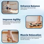 Versatile 40 Inch Beech Wood Balance Beam for Home Use - Enhance Balance, Ankle Strengthener Foot Exerciser for Sprained, Physical Therapy Purposes for Plantar Fasciitis Relief - Image 3